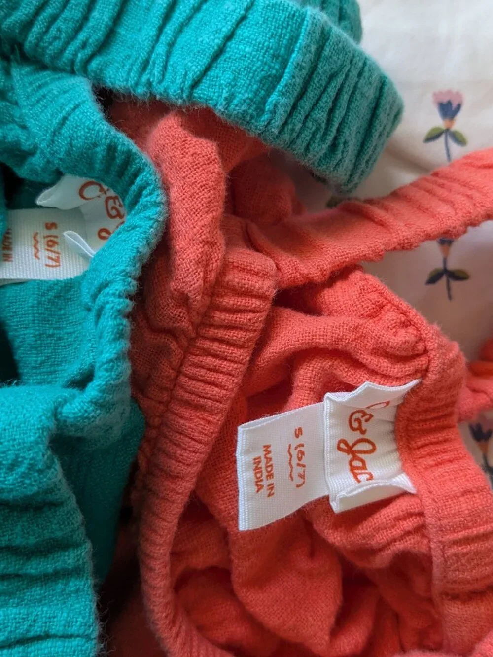 5 item bundle - 3 100% cotton sundresses, 2 bike shorts, size Small/6/7